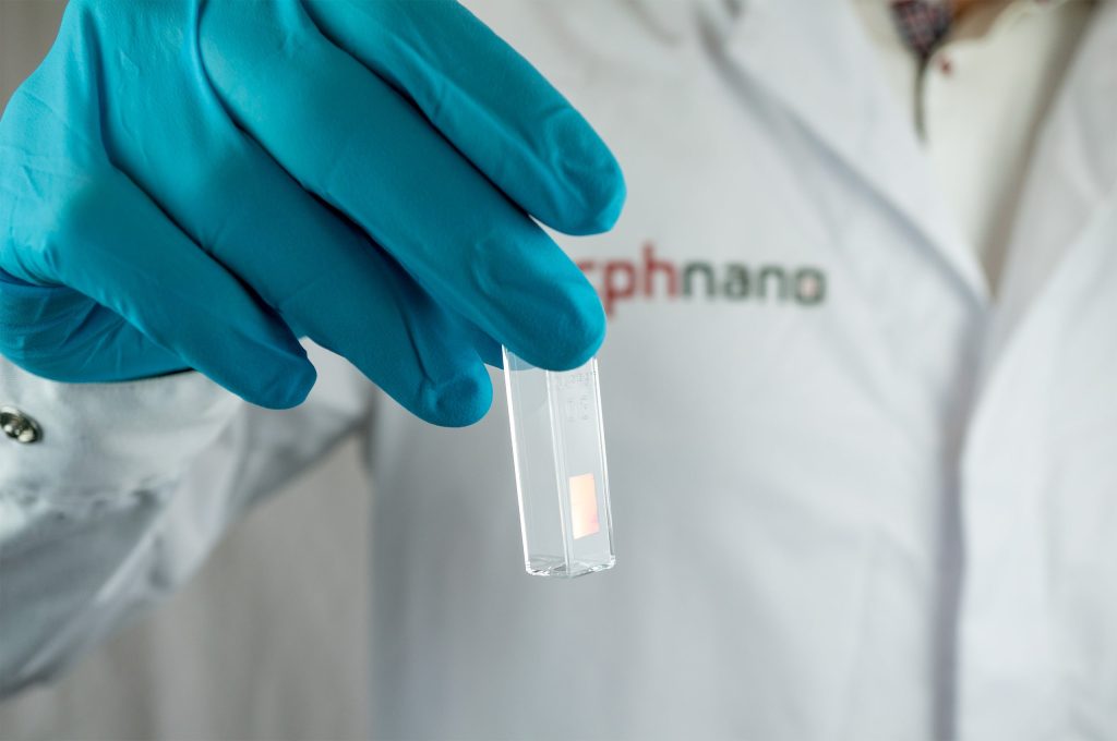 The SpectroCuvette™ One fits a standard cuvette holder — the measurement changes, the instrument does not.